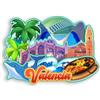 Quwsne Calamita da frigorifero Valencia Spagna magnete da frigorifero souvenir di viaggio città regali turistici 3D classici punti di riferimento artigianali fatti a mano decorazione della casa -1577