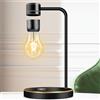 DIDWI Lampada galleggiante magnetica a 360 gradi rotante automatica levitante lampadina LED touch control con ricarica wireless luci notturne per regali creativi casa ufficio scrivania decorazione tavolo