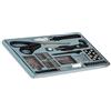 Zettl Ze - Set da Cucito da 143 Pezzi: Forbici, scucitrice, Aghi per Macchina da Cucire ECC., Colore: Azzurro/Nero/Naturale