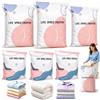 GETRWLBN Sacchetti sottovuoto 3D senza pompa per vestiti, set da 6 pezzi (3 | Salvaspazio, sacchetti sottovuoto per piumini, materassi, coperte, cuscini, biancheria da letto, viaggi, traslochi