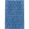 SaRani Tappeto Bagno Morbido Soffice Asciugapasso per Doccia Bidet Water Foglia (Blu, 70x140 cm)