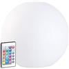 Lunartec Solar-LED-Leuchtkugel mit Fernbedienung, RGBW, 60 Lumen, IP67, Ø 30 cm