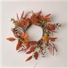 Lights4fun Ghirlanda Autunnale con Foglie d'Acero Artificiali 40 cm per Porta d'Ingresso Deocrazione da Interno