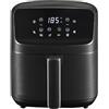 Il Gruppone Passione Casa Friggitrice ad Aria 4,2L Digitale con Display LED Touch, 8 Programmi Preimpostati, Temperatura Regolabile, Cestello Antiaderente Estraibile, 1500W, Nero - 4.2 Litri - Nero