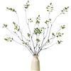 EVBOTGEE 4 rami di ficus artificiali, con steli verdi, artificiali, come reali, 96 cm, flessibili, decorazione per vasi, ufficio, tavoli