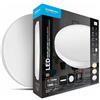 Modee Lampada da Parete LED rotonda 18W 1900lm 3CCT = 3000/4000/6500K Illuminazione 310x55mm Per Interni - bianco