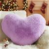 Yhoelata Cuscino Cuore, Viola Cuscino a Forma di Cuore, Peluche Cuore Cuscini Decorativi, Grande Cuscini per Divano, Cuscini Bambini Cuscino Letto, 37 * 47cm