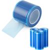 Generic Pellicola Barriera - 133 Pezzi 15x 10 Cm Rotolo Di | Protettiva Monouso in PE Dentale for Proteggere Dalle Infezioni del Tatuaggio Dentale(Blue,Volume 4)