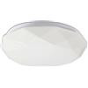 VR VETRINEINRETE Vetrineinrete® Plafoniera da soffitto forma diamante scocca a puntini trasparente da 18 24 e 36 watt con tecnologia CCT tre colorazione di luce con switch (36 Watt)
