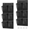 BAIFULAI 2 organizer per scarpe da appendere, 6 grandi tasche a rete, organizer sopra la porta, senza foratura, pieghevole, per armadio, camper, camera da letto, soggiorno
