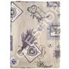 Confezioni Giuliana TOVAGLIA Cotone Bouquet di Lavanda Lilla 140x140/180/240/300/360 90x90 Runner (140x180)