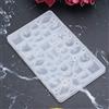 Cryfokt Stampo in Resina Fai da Te, Stampo in Silicone Resina epossidica Accessorio Fai da Te Stampo in Resina epossidica, Decorazioni Artigianali Stampo Gioielli(Small Gem Mold)