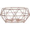 Premier Housewares Vertex, Articoli per la casa in Rame Placcato, Metallo, Copper, 32 x 32 x 15 cm