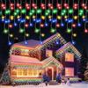 Buudala Catena luminosa per esterni, 200LEDs & 6,4M RGB illuminazioni di Natale, 8 modalità di luce, IP65 catena di luci decorative con funzione di temporizzazione, per case, balconi e giardini