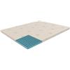 Dormiland Topper Correttore Materasso Matrimoniale Misura Personalizzata in Memory 160 x 200 Altezza 6 cm Memory Foam Sfoderabile ALOES Vera Magnetoterapia Dispositivo Medico