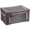AD TREND Scatola per Armadi in Tessuto con Struttura in Ferro cm. 60 x 42 x h. cm. 40 (Grigio)