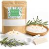 AOTOIE 500 g di sabbia per candele con 30 stoppini, granuli di cera profumata alla | Candela perlata, candele fai da te, cera per irrigazione, cera vegetale e 30 stoppini per candele, sabbia decorativa per