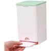 Comebachome Organizer per assorbenti per bagno, porta assorbenti in plastica da 4, 5 x 4, 5 x 7, 7 pollici con coperchio, porta con apertura, scatola portaoggetti autoadesiva a parete per donna ra