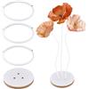 OLYCRAFT Tubo in PVC Flessibile per Fiori Giganti per Decorazioni Base per Supporto Espositivo per Fiori Tubo Gigante in PVC Base In Legno per Supporto Fiore per Decorazioni di Archi Nuziali