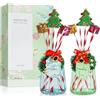 DIUFJAG 2 x 180 ml - Cedar/Bambù Cedro Bamboo Christmas Profumato per Ambienti con 12 Bastoncini,Natale Diffusore di Profumo per Camera da Letto,Ufficio,Bagno,Scaffale