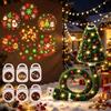 Generic Plug and Play HD Christmas Projector Christmas Light- 6 Festive Scenes，1PC | Usb Cchristmas Projector Light Indoor,Christmas Tree and Snowy landscape Design,for Room Decor Holiday Party Xmas Gifts