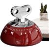 Generic Timer Da Cucina Manuale E Utensili Per Cucina E Sala | Orologio Da Cucina Magnetico Da 60 Minuti per Cottura al Forno Barbecue Grigliare Aula Studio Allenamenti Cuochi Anziani