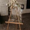 FIONEL Welcome To Our Wedding Boho Chic Wedding Bianco Rustico Segno di Benvenuto, Nome Personalizzato Data Adesivo Decorativo Antico Adesivo, Segno di Benvenuto di Nozze Personalizzato