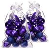 com-four® 40x palline di Natale, palline di plastica per Natale | decorazioni per alberi di Natale con pendente - Ø 6 cm