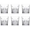 Pasabahce - Set 6 Bicchieri Timeless DOF in Vetro Lavorato Trasparente 35,5 cl - Impilabili, Lavabili in Lavastoviglie e Utilizzabili in Microonde