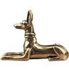 Brxmpn Statua del Faraone Egizio, Cane Anubi in Posizione Seduta, Statua d'Arte Vintage per Decorazione di Casa, Ufficio, Caffetteria, Libreria