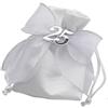 Generico 12X Sacchetto Portaconfetti NOZZE D'ARGENTO con fiocco 12x9cm BOMBONIER