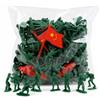 Yunmeryker Soldatini giocattolo militari in plastica, figure militari statiche in 1:72 per diorami e collezionisti , Verde