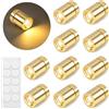 LQTSLFM 10 Pezzi Mini LED a Batteria Bianco Caldo Mini Luci LED Micro LED Luci per Casa Delle Bambole per Vetrine, Giocattoli, DIY, Halloween