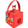 Annmore Borsa per Toniebox e Figure, Rosso
