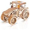 GuDoQi Puzzle 3D in Legno, Modellini Trattore da Costruire, 392 Pezzi | Costruzioni Legno, Kit Fai da Te Creativo per Modellismo Auto, Idee Regalo Uomo e Donna, Passatempi per Adulti