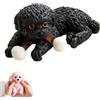 Generic Antistress Cane Teddy Simulazione TPR Morbido 300g Decorazione Scrivania，B | Cane Teddy simulazione realistico, TPR morbido stretch, 4 colori, 300g, decorazione scrivania e idea regalo