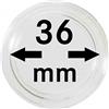 LINDNER Das Original Capsule per Monete Ø 36 mm Interno, Confezione da 10