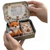 Generic Pocket Hug - Set regalo con mini gattino in peluche | Messaggio ispiratore, gettone ricordo, cuscino floreale incluso, ornamento da scrivania, tascabile