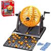 JYQOQH Gioco del Bingo,con Urna per l'estrazione, 90 Palline e cartelle