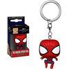 Funko Pop! Keychain: Spiderman No Way Home 2021 - Spider-Man - Leaping SM3 - Mini Figura in Vinile da Collezione Novità Portachiavi - Riempitivi per Calze - Idea Regalo - Merchandising Ufficiale