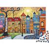 gBvHnKzPsMfWj Città Fiabesca Colorata Puzzle 1000 Pezzi Carta per Adulti Vista Mattutina Gioco di Puzzle 1000 Pezzi Relax Famiglia 70x50cm/1000pcs