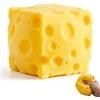 Generic Squishy Formaggio, Formaggio Squishy Square Giocattoli Sensoriali | Forma Realistica di Formaggio con Fori per il Formaggio, Giocattolo Sensoriale Antistress per Adulti
