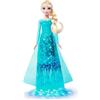 Mattel Disney Bambola Canta Elsa Suoni e Luci con Effetti Luminosi e Musica, Canta la Canzone Rilasciata, Rilasciata dal Film in 4 Lingue, JNB96