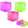 WANGHONGGOGO 3 Pezzi Fidget Squeeze Giocattoli, Squishy Stress Ball with Durable Soft Texture, Cubo Ghiaccio Solido Zucchero,Squishy Stress Sollievo Giocattoli for Adults and Boys & Girls Age 14+