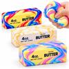 PurhuaSral 3 Pezzi Butter Squishy, Squishy Burro, Giocattolo da Spremere di Butter Giocattoli Schiacciare Antistress Squishies Squeeze per Adulti, Ufficio e Casa