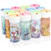 Bubble World Bolle di Sapone Disney Mix Set 12 Pezzi Shrink da 60ml. Regalini Fine Festa Compleanno Bambini Gadget Invitati. Liquido con Gioco Labirinto sul Tappo. Gadget compleanno Made in Italy