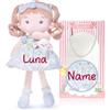LeyaDoll Bambola morbida - Daydream-Lily-and-Her Pet-Bunny