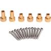 EONANT 6 pezzi in ottone Body Lift Spacer Kit per 1/12 MN82 LC79 RC Auto Upgrade Modificato Auto Shell Altezza Aumento Colonna