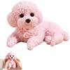 Generic Antistress Cane Teddy Simulazione TPR Morbido 300g Decorazione Scrivania，A | Cane Teddy simulazione realistico, TPR morbido stretch, 4 colori, 300g, decorazione scrivania e idea regalo