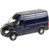 Toi-Toys Mercedes Benz Sprinter Panel Van Modello Auto in Metallo Modello Giocattolo Auto Regalo 4 Colori 88 (Blu Metallico)